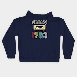 Vintage Cassette Kids Hoodie